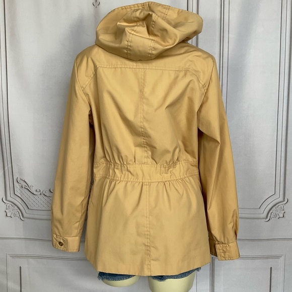 Vintage SCOOP Ladies Utility Raincoat Tan Women’s 13/14 Water Repellent Coat - Picture 4 of 6